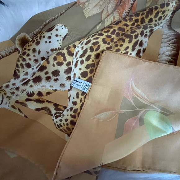 Salvatore Ferragamo Leopard Silk Scarf - Picture 9 of 14